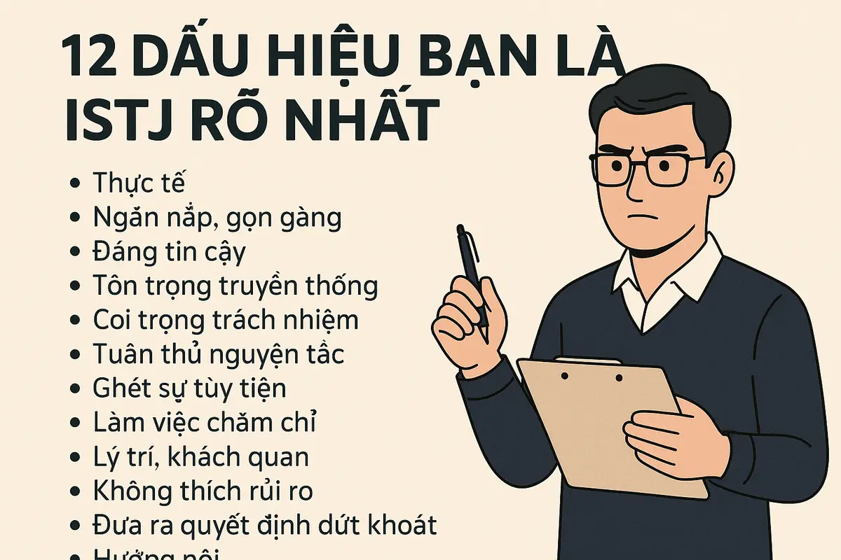 12 dấu hiệu bạn là ISTJ rõ nhất?