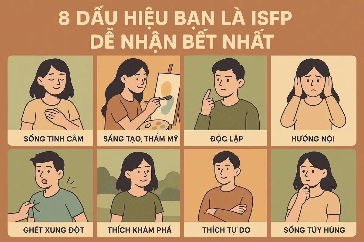 8 dấu hiệu bạn là ISFP dễ nhận biết nhất
