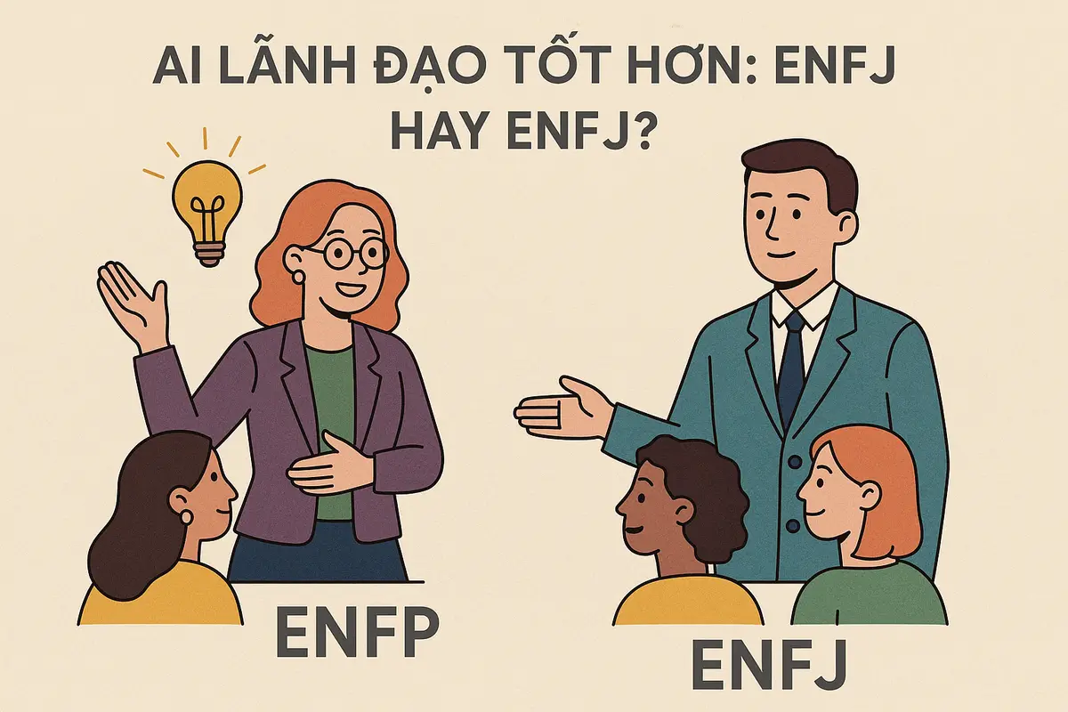 Ai lãnh đạo tốt hơn: ENFP hay ENFJ?