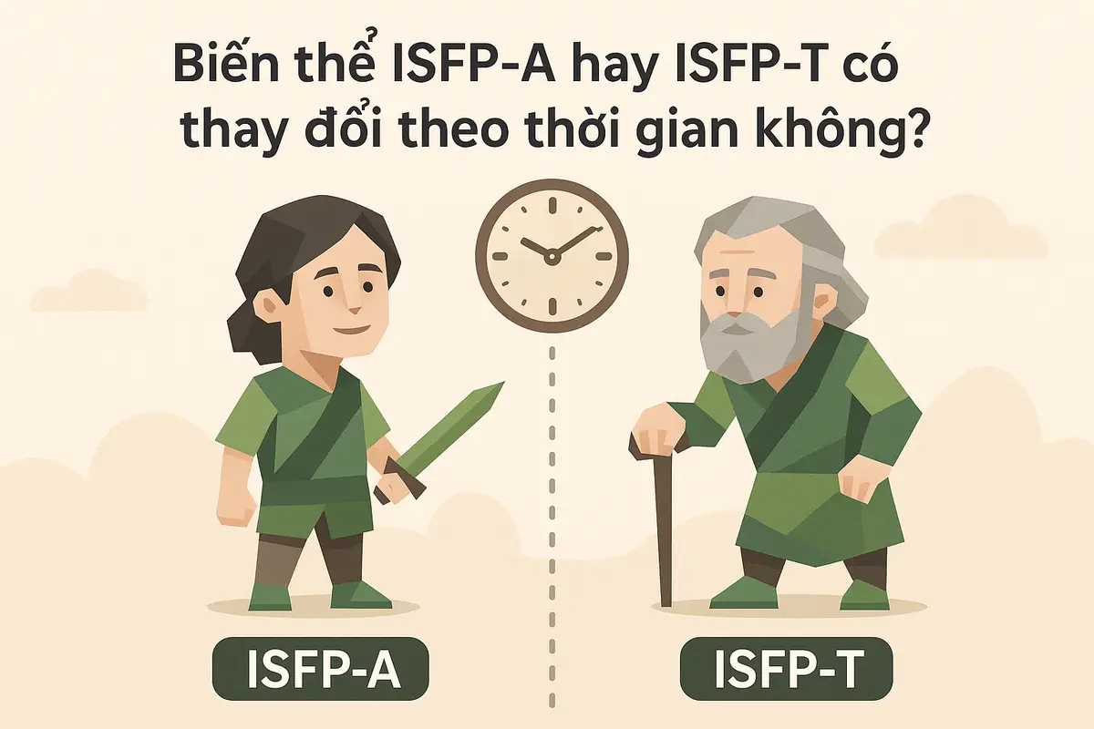 Biến thể ISFP-A hay ISFP-T có thay đổi theo thời gian không?