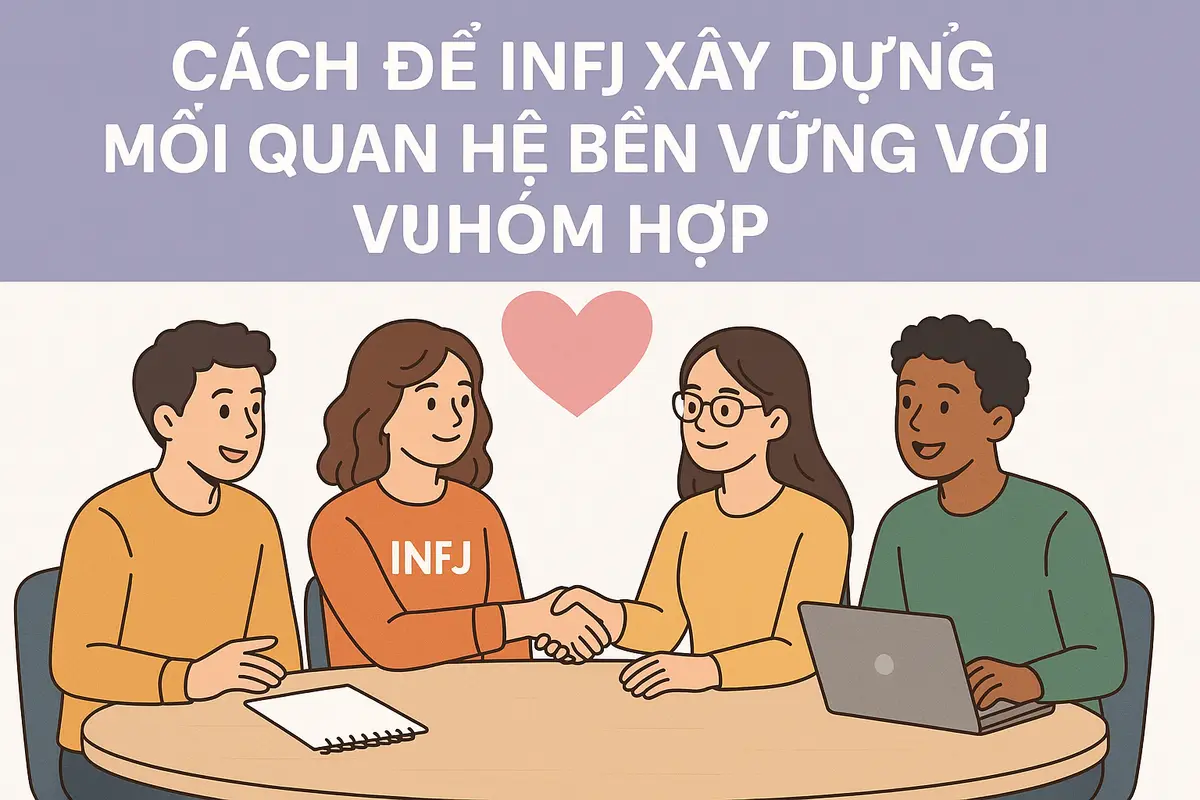 Cách để INFJ xây dựng mối quan hệ bền vững với nhóm hợp