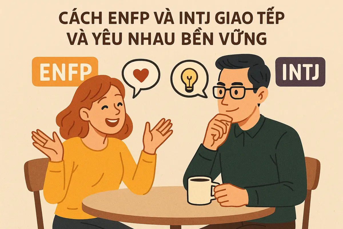 Cách ENFP và INTJ giao tiếp và yêu nhau bền vững