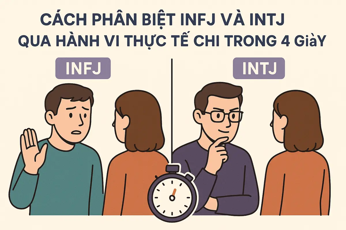 Cách phân biệt INFJ và INTJ qua hành vi thực tế chỉ trong 4 giây
