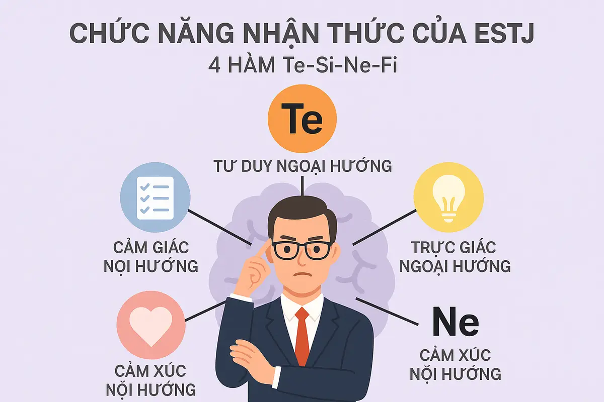 Chức năng nhận thức của ESTJ gồm những gì?