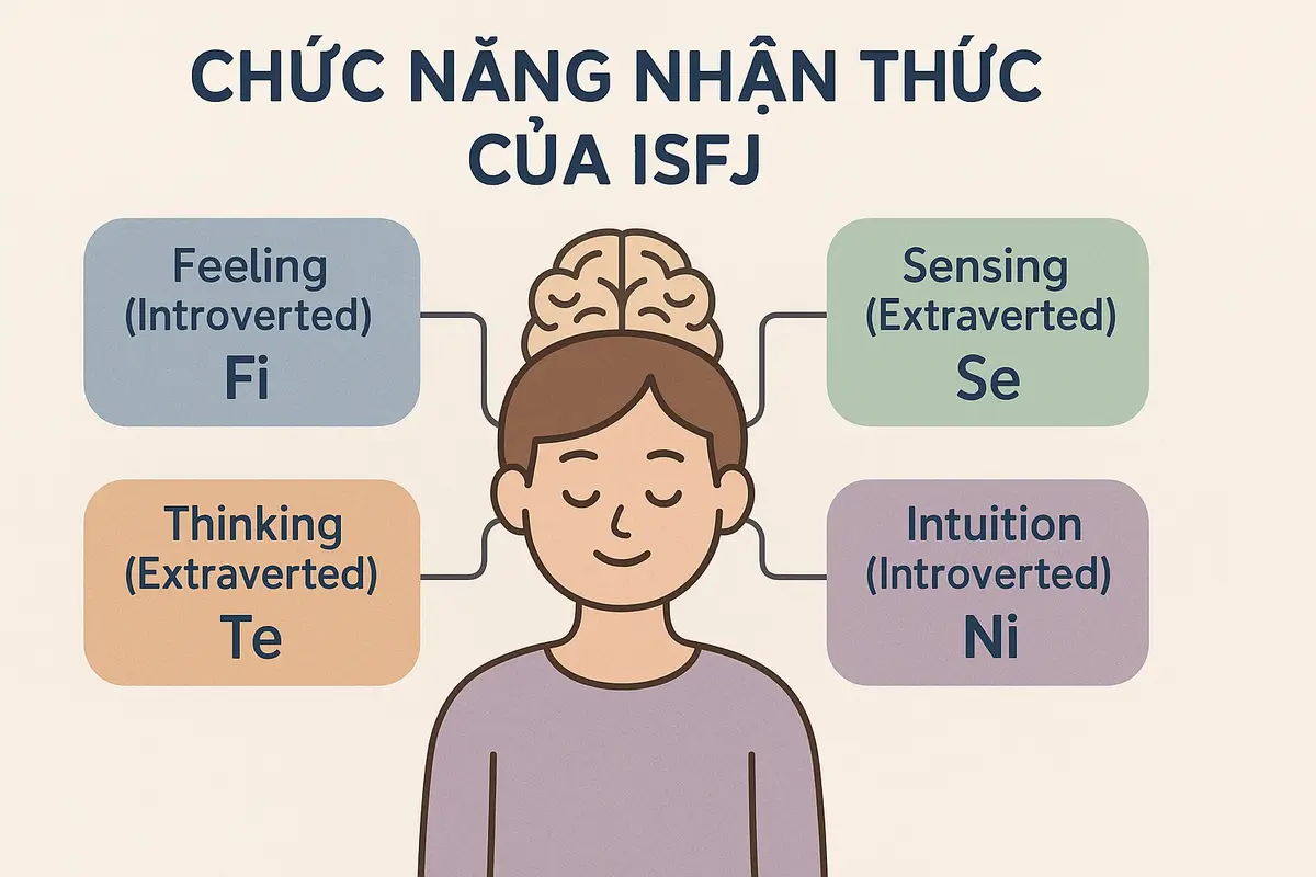 Chức năng nhận thức của ISFJ gồm những gì?