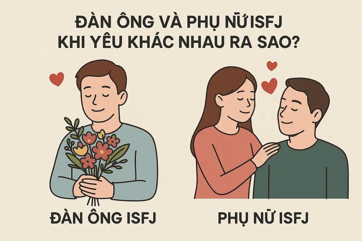 Đàn ông và phụ nữ ISFJ khi yêu khác nhau ra sao?