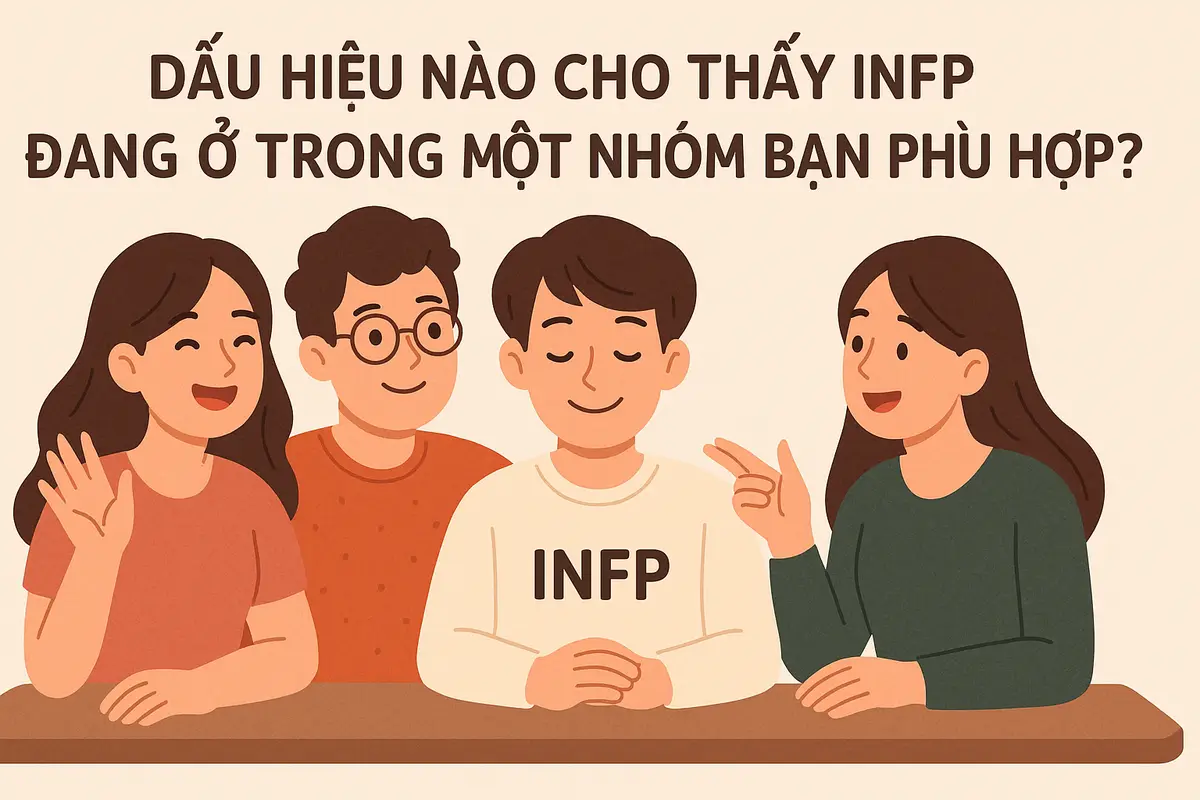 Dấu hiệu nào cho thấy INFP đang ở trong một nhóm bạn phù hợp?