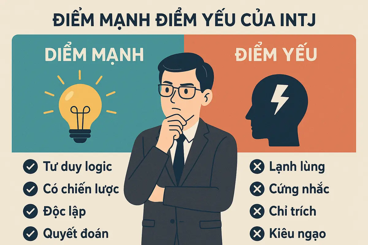 Điểm mạnh điểm yếu của intj là gì?