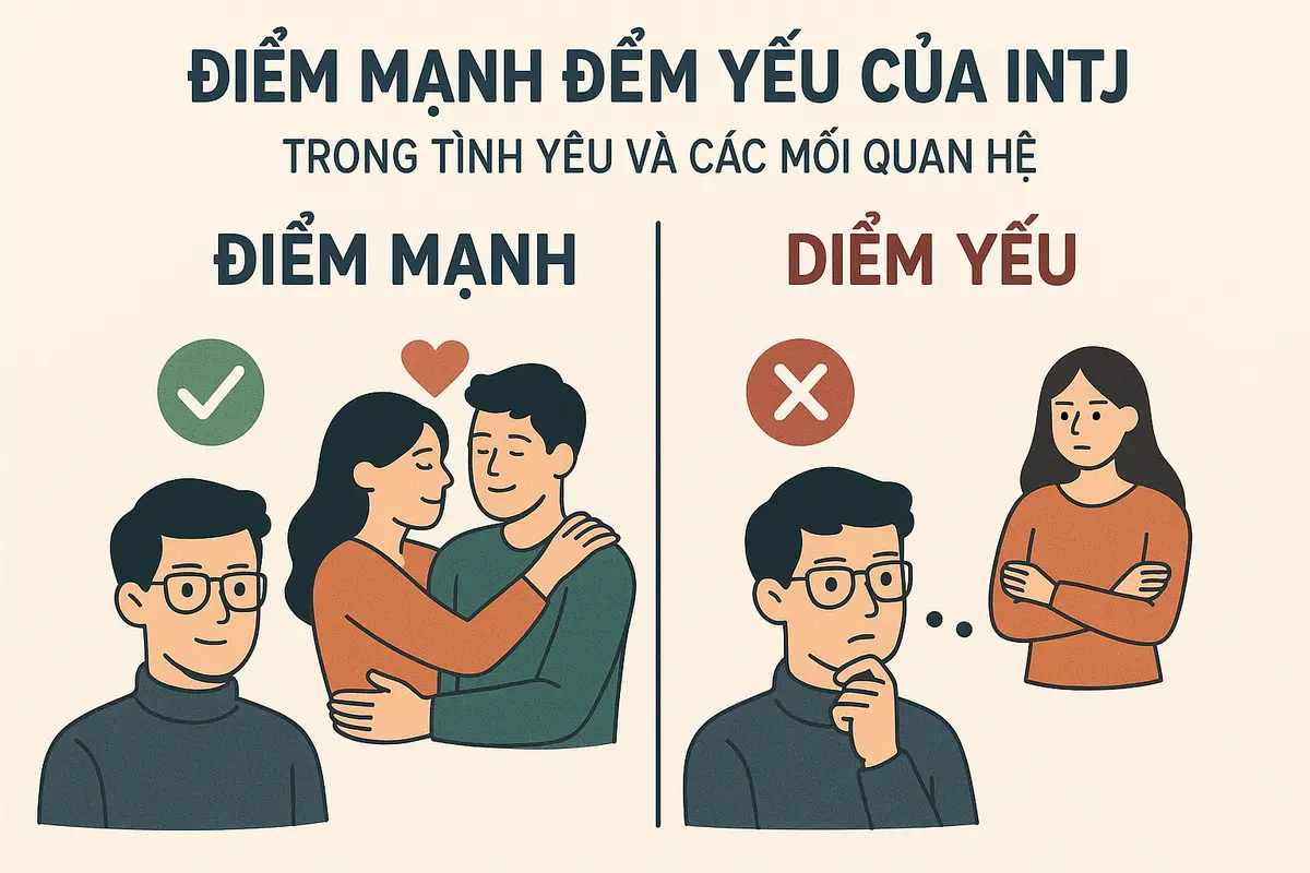 Điểm mạnh điểm yếu của intj trong tình yêu và các mối quan hệ