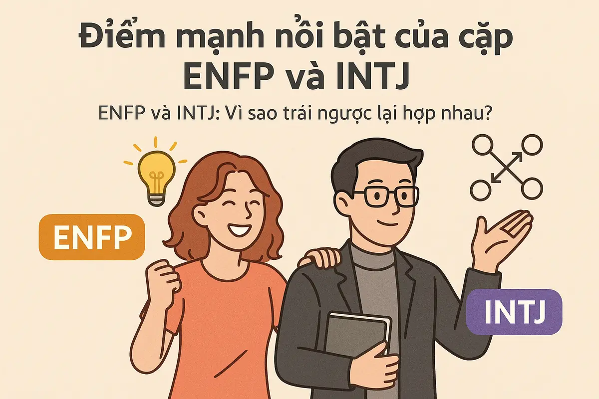 Điểm mạnh nổi bật của cặp ENFP và INTJ