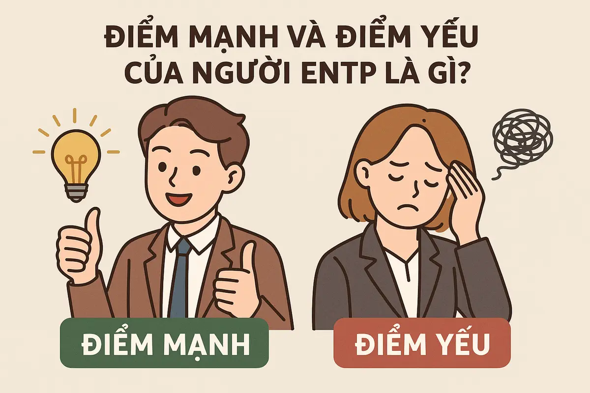 Điểm mạnh và điểm yếu của người ENTP là gì?