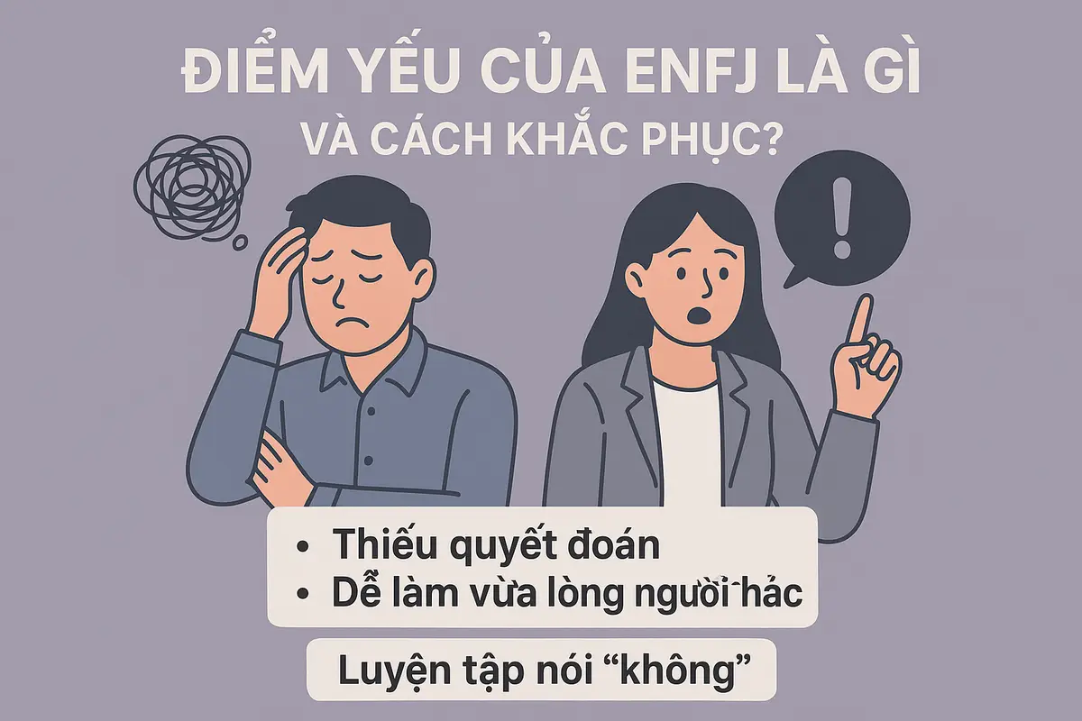 Điểm yếu của ENFJ là gì và cách khắc phục?