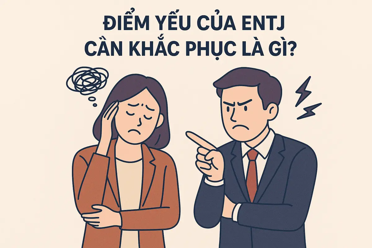 Điểm yếu của ENTJ cần khắc phục là gì?