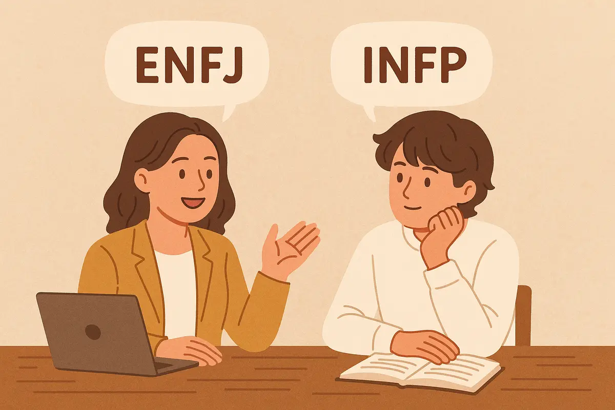ENFJ và INFP làm bạn và làm việc chung có hợp không?