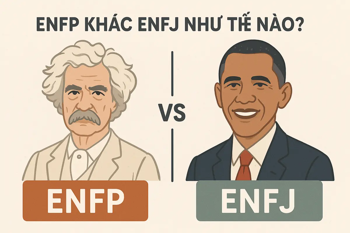 ENFP khác ENFJ như thế nào?