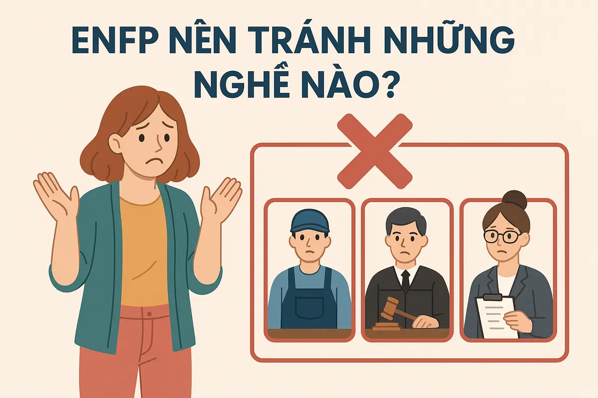 ENFP nên tránh những nghề nào?