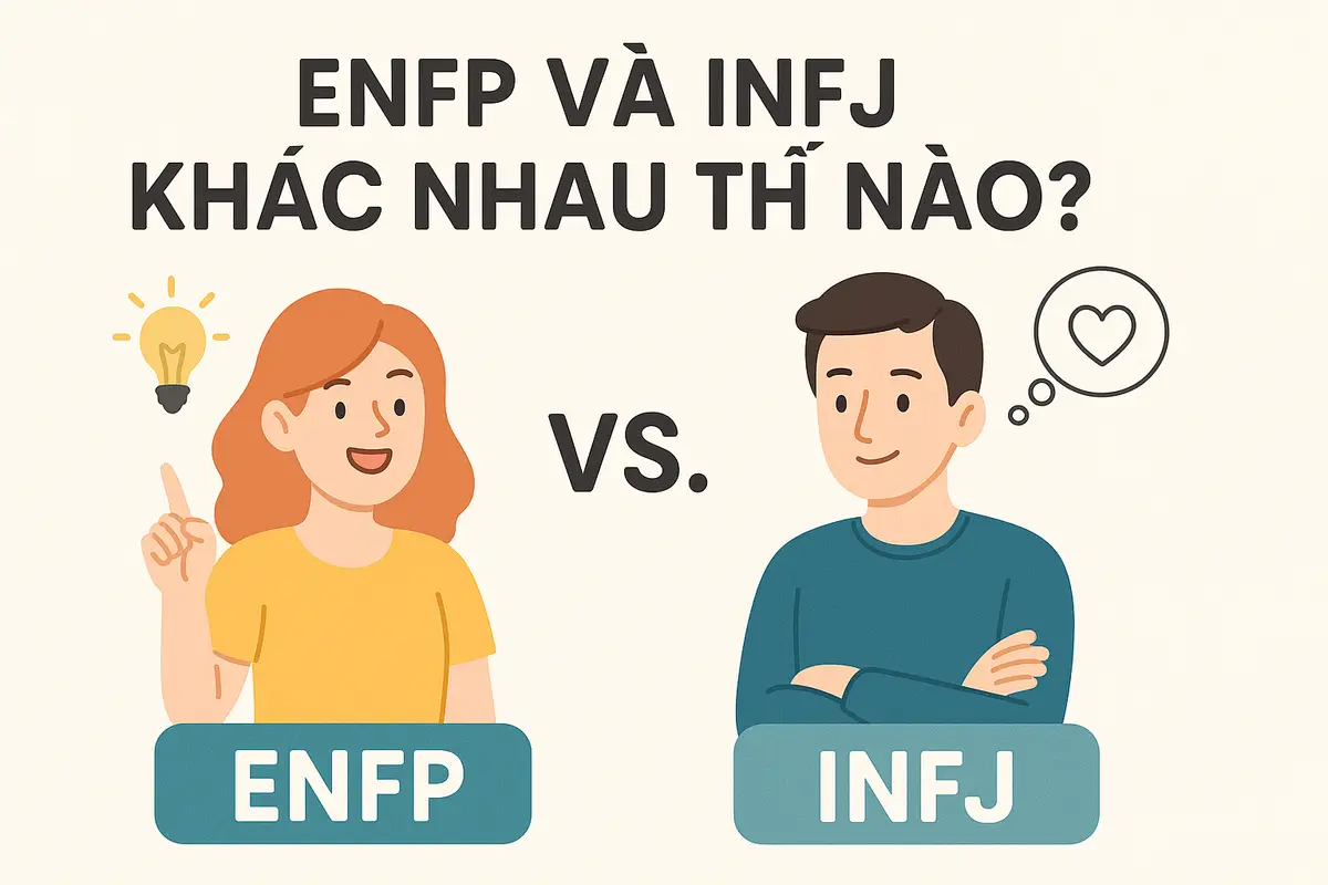 ENFP và INFJ khác nhau thế nào?
