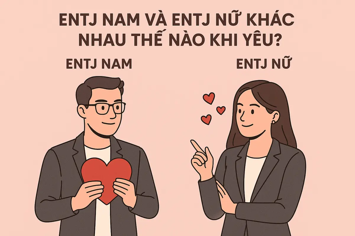 ENTJ nam và ENTJ nữ khác nhau thế nào khi yêu?