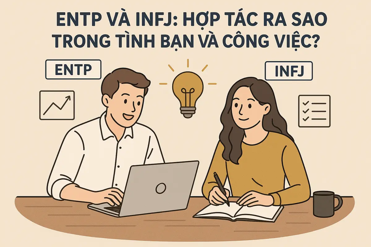 ENTP và INFJ hợp tác ra sao trong tình bạn và công việc?