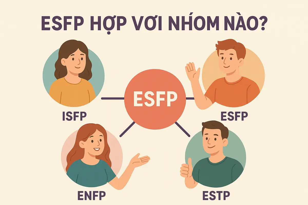 ESFP hợp với nhóm nào nhất?