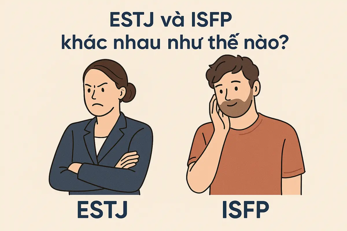 ESTJ và ISFP khác nhau như thế nào?
