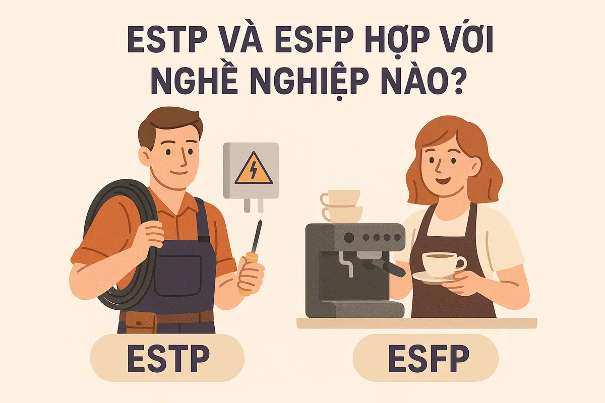 ESTP và ESFP hợp với nghề nghiệp nào?
