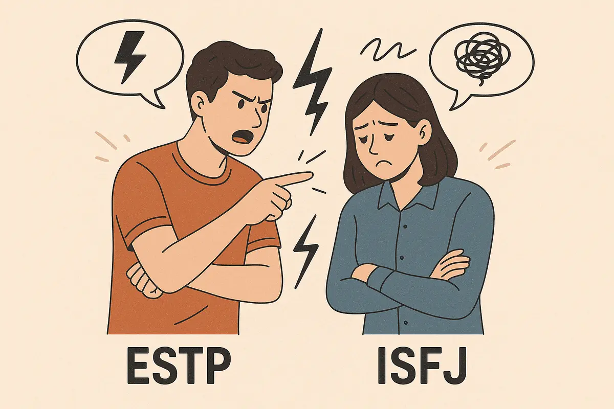 ESTP và ISFJ thường gặp mâu thuẫn gì?
