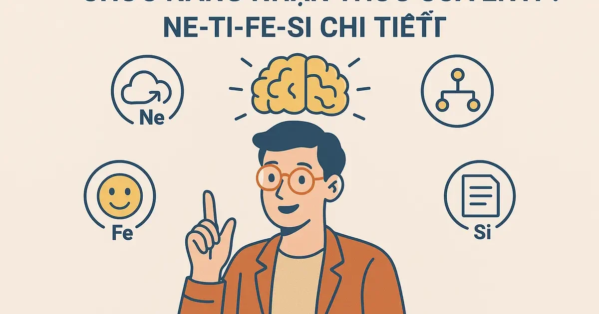 Chức Năng Nhận Thức Của ENTP: Ne-Ti-Fe-Si Chi Tiết