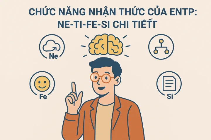 Chức Năng Nhận Thức Của ENTP: Ne-Ti-Fe-Si Chi Tiết