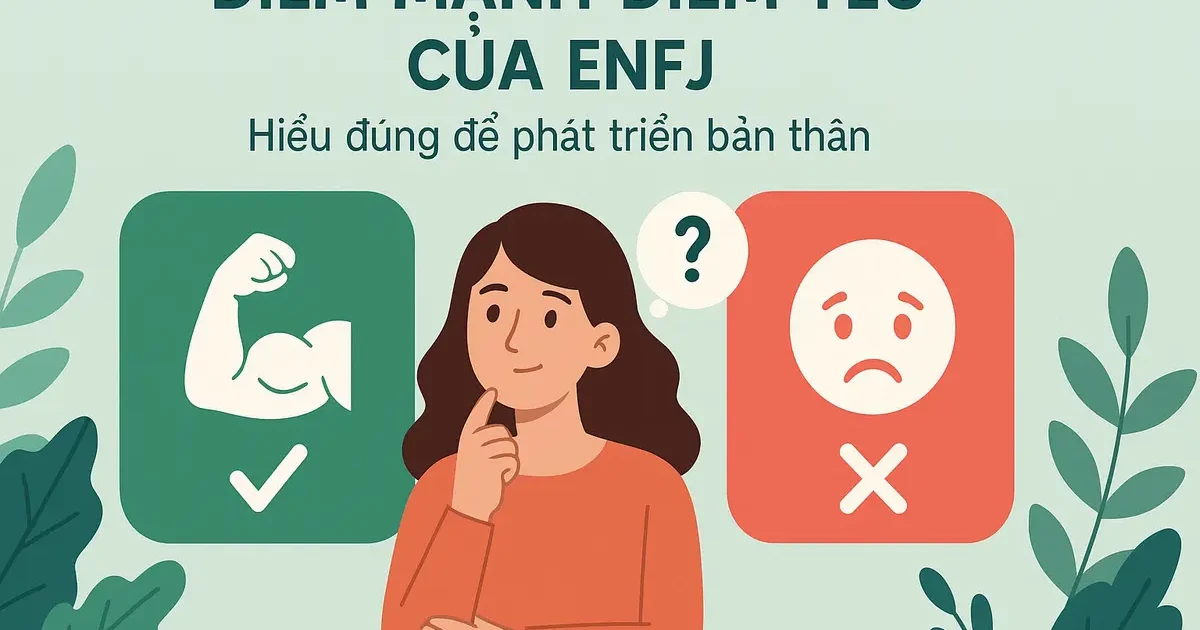 Điểm mạnh điểm yếu của enfj: Hiểu đúng để phát triển bản thân