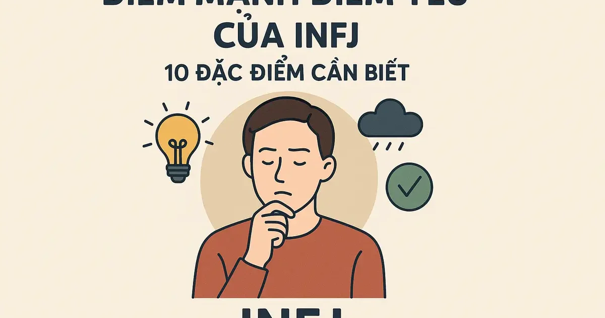 Điểm mạnh điểm yếu của infj: 10 đặc điểm cần biết