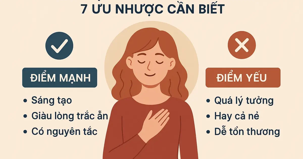 Điểm mạnh điểm yếu của INFP: 7 ưu nhược cần biết