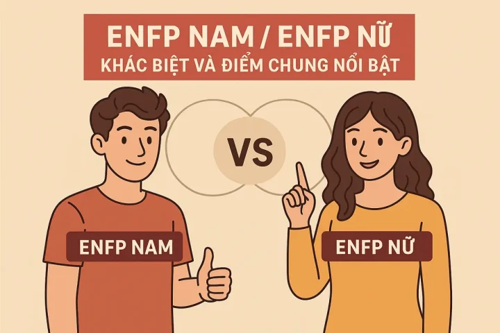 ENFP nam / ENFP nữ: Khác biệt và điểm chung nổi bật