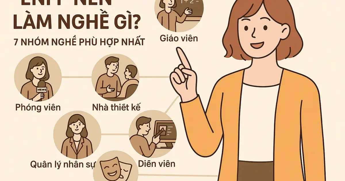 ENFP nên làm nghề gì? 7 nhóm nghề phù hợp nhất