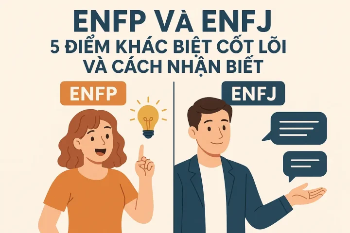 enfp và enfj: 5 điểm khác biệt cốt lõi và cách nhận biết