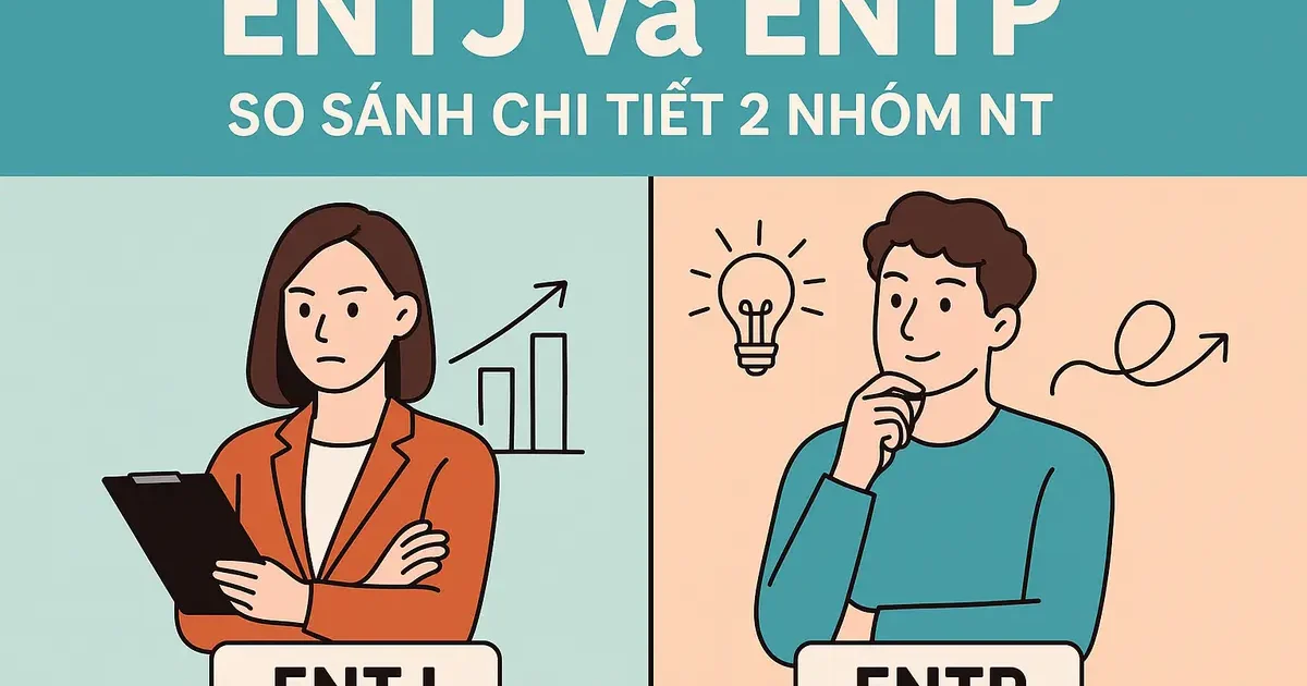 ENTJ và ENTP: So Sánh Chi Tiết 2 Nhóm NT