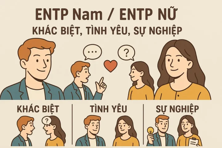 ENTP Nam / ENTP Nữ: Khác Biệt, Tình Yêu, Sự Nghiệp