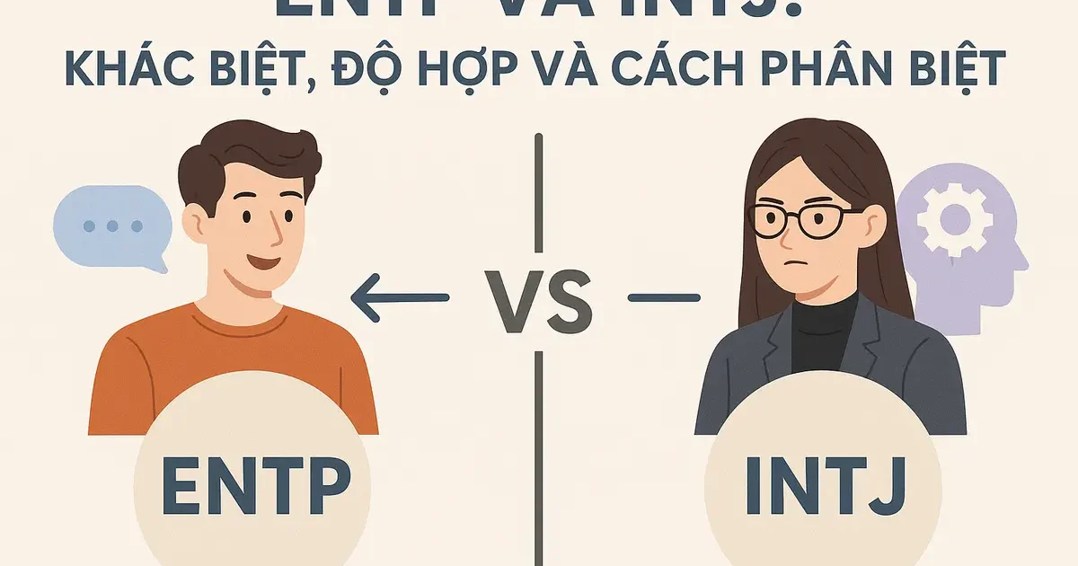 ENTP và INTJ: Khác Biệt, Độ Hợp và Cách Phân Biệt
