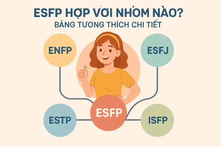 ESFP Hợp Với Nhóm Nào? Bảng Tương Thích Chi Tiết
