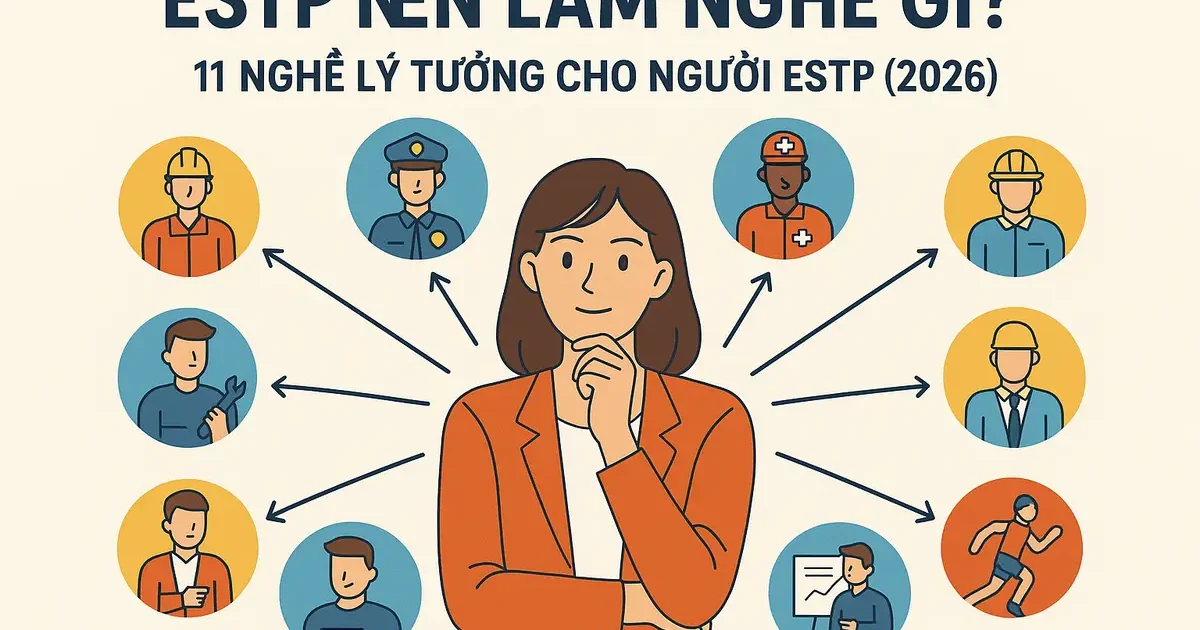 ESTP nên làm nghề gì? 11 nghề lý tưởng cho người ESTP (2026)
