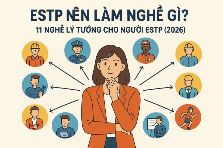 ESTP nên làm nghề gì? 11 nghề lý tưởng cho người ESTP (2026)