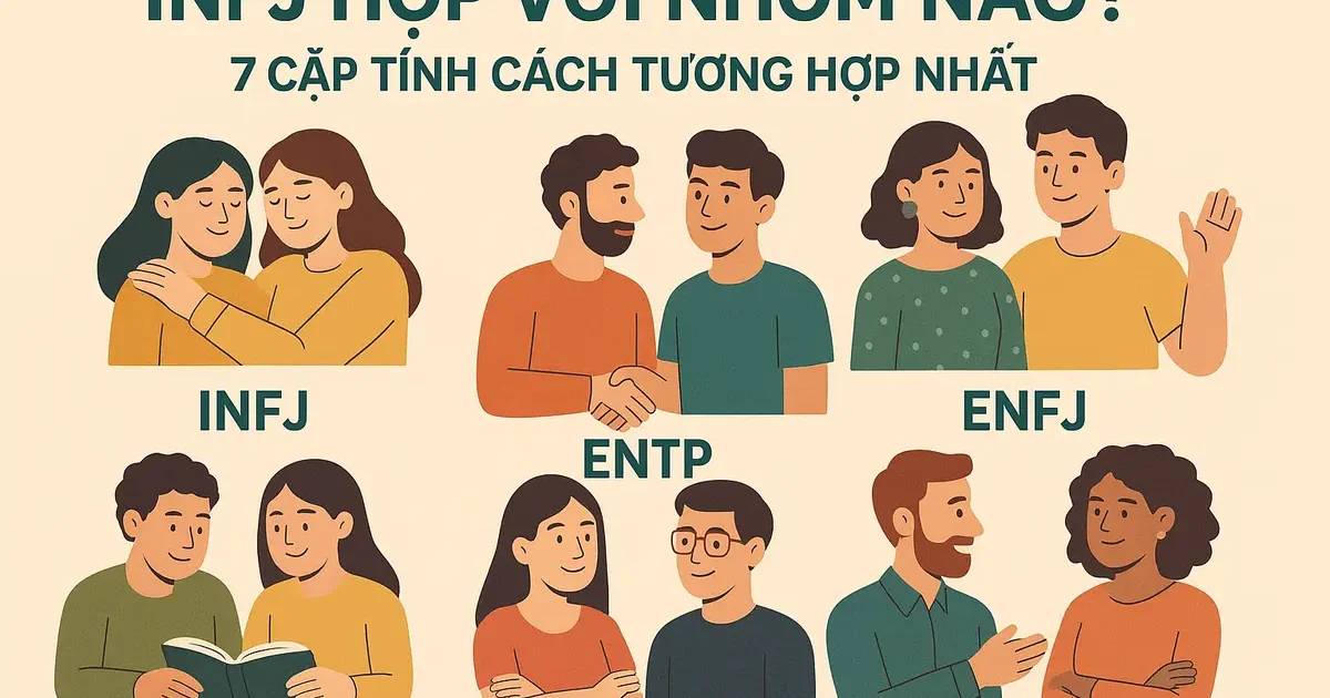 INFJ hợp với nhóm nào? 7 cặp tính cách tương hợp nhất