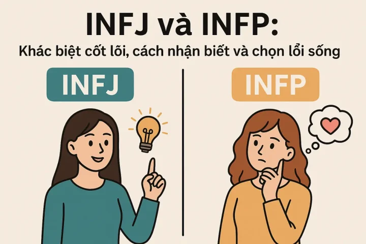 INFJ và INFP: Khác biệt cốt lõi, cách nhận biết và chọn lối sống