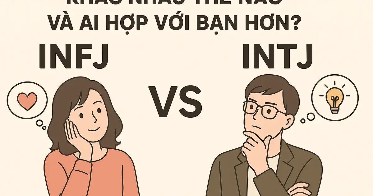INFJ và INTJ: Khác nhau thế nào và ai hợp với bạn hơn?