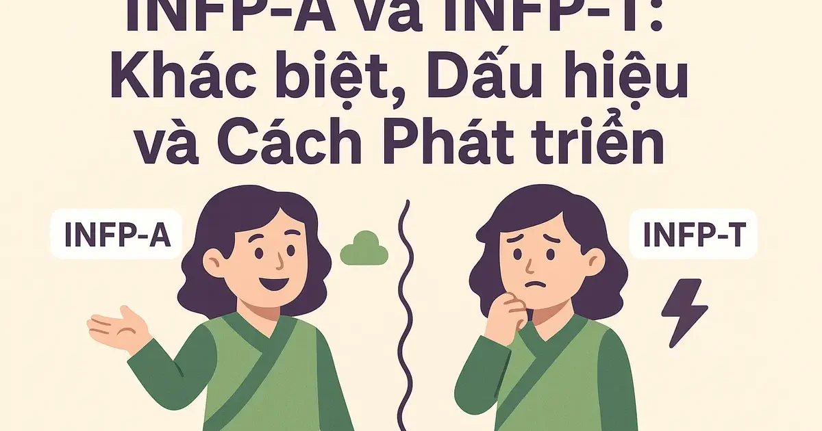 INFP-A và INFP-T: Khác biệt, Dấu hiệu và Cách Phát triển