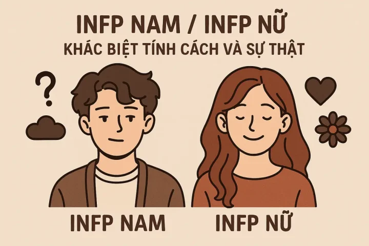 infp nam / infp nữ: Khác biệt tính cách và sự thật
