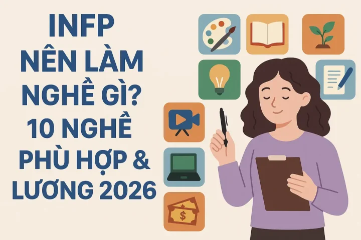INFP nên làm nghề gì? 10 nghề phù hợp & lương 2026