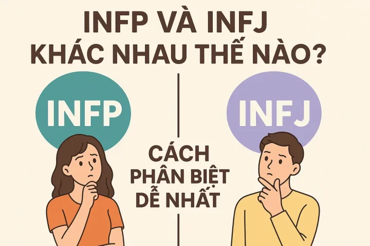 infp và infj khác nhau thế nào? Cách phân biệt dễ nhất