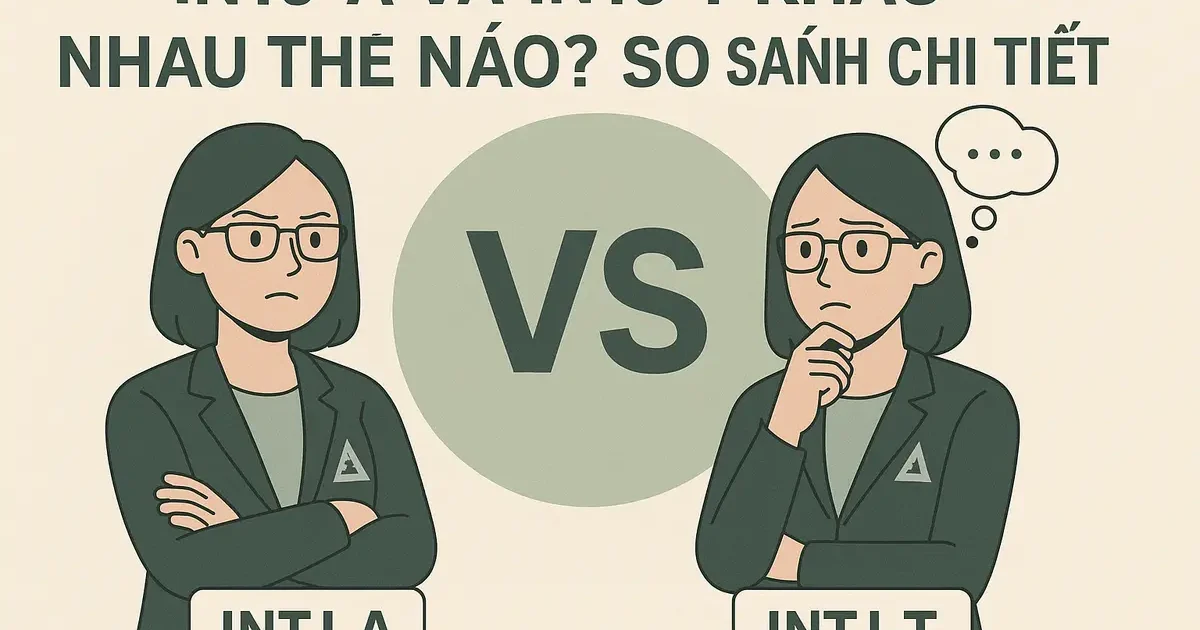 intj-a và intj-t khác nhau thế nào? So sánh chi tiết