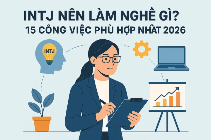intj nên làm nghề gì? 15 công việc phù hợp nhất 2026